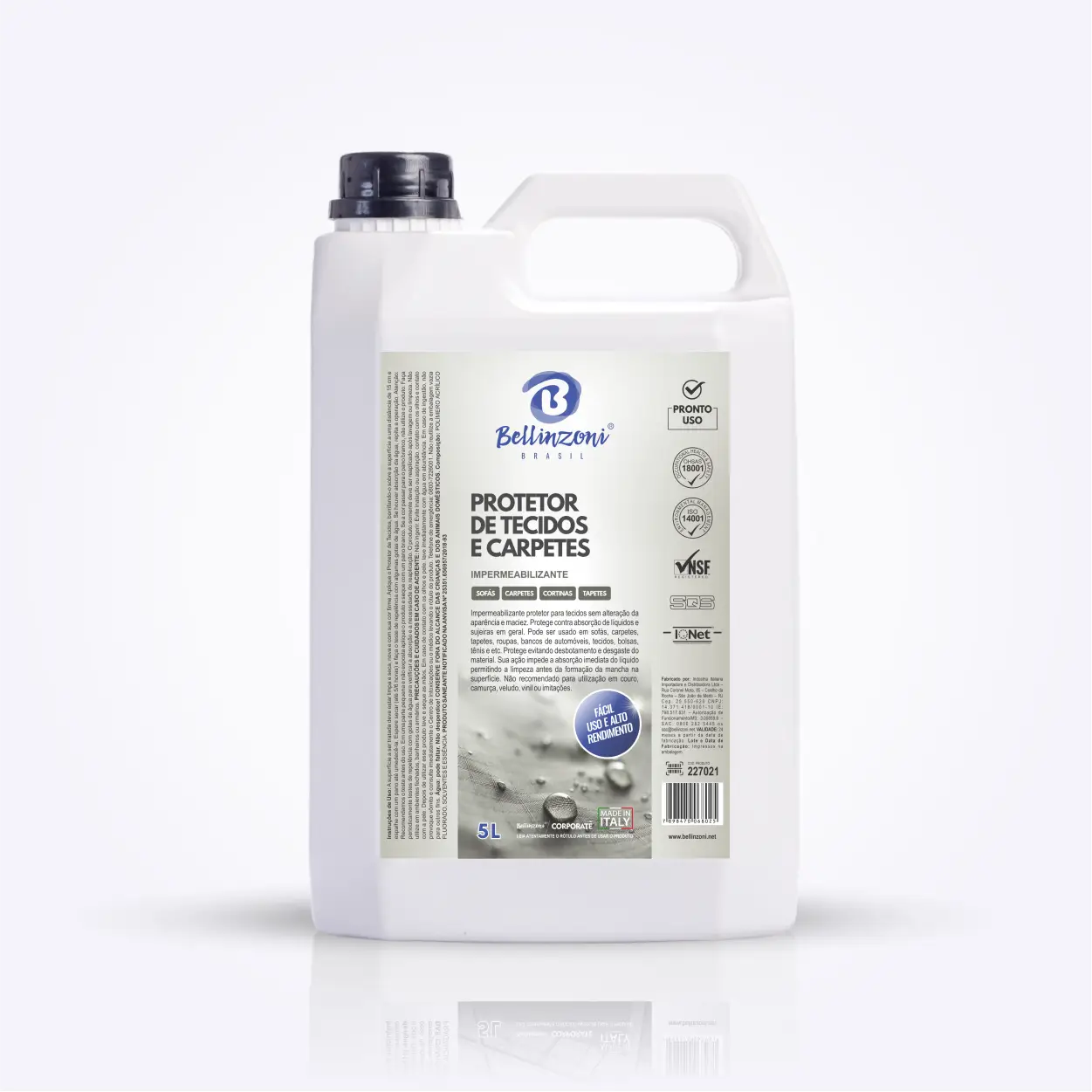 Protetor de Tecidos e Carpetes